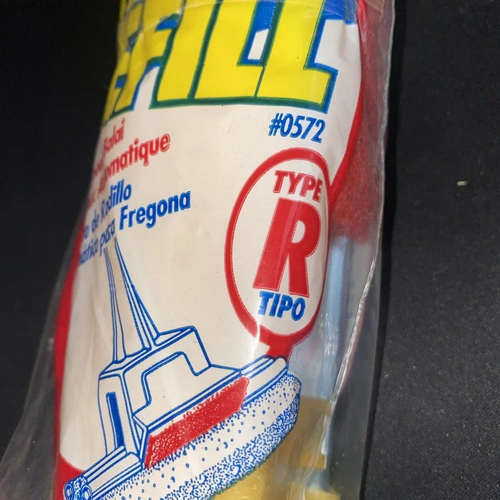 Quickie Automatic Roller Mop Refill Type R Sealed #0572 Fits Quickie Mop New